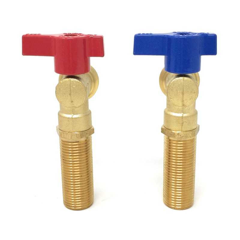 Washing Machine Valves with Outlet Box - 1/2" MIP x