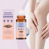 Organic Castor Oil with Rose Quartz Roller, Deep Hydration Skin