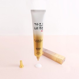 Gainbi Chek (10개)가인비책 진 24K 골드 아이크림 40ml /수삼배양근 엑소좀 탄력케어 주름개선 (10 Pieces) Gainbi Jeong 24K Gold Eye Cream 40ml / Ginseng Cultivated Root Exosome Elasticity Care Wrinkle Improvement