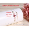 QqzsJewls Healthy Pregnancy Crystal Bracelet Gifts for New Mom, Empathy