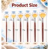12 Pcs Fan Paint Brush, Fan Brush for Painting