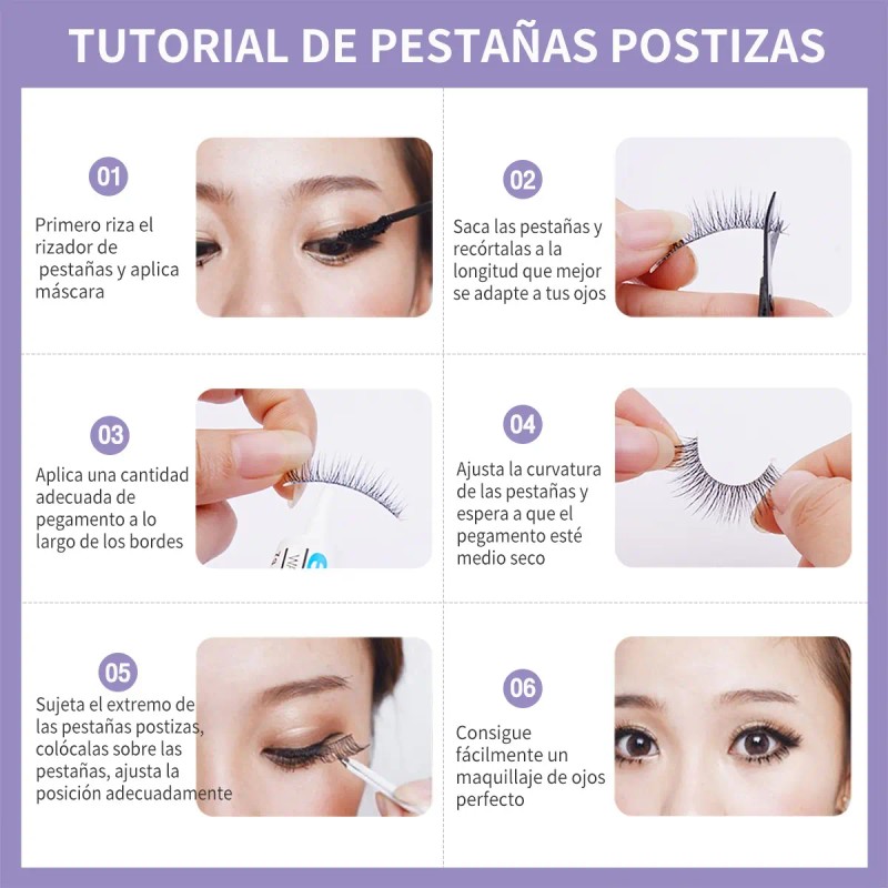3 Pares De Pestañas Postizas,pestañas Postizas 3d Naturales