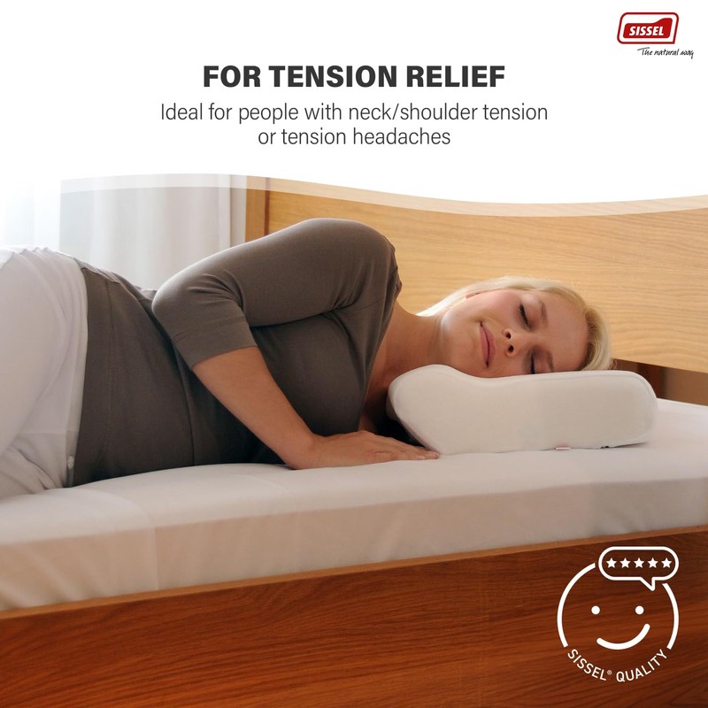 SISSEL Classic Neck Pillow Size M | Unique Incline for