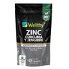 Wellthy Zinc Cúrcuma Jengibre 120 Cápsulas Optizinc Fórmula Patentada Alta