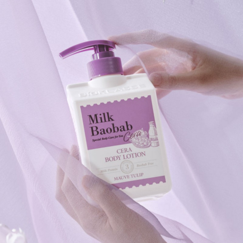 Milk Baobab Cera Body Lotion Cream Moisturizing Tulip 600ml /