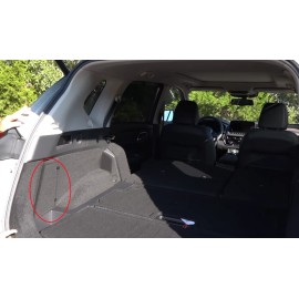 Nissan 2021-2025 Nissan Rogue OEM Trunk Jack Lid Cover Driver-side Black 84923-6RR0A