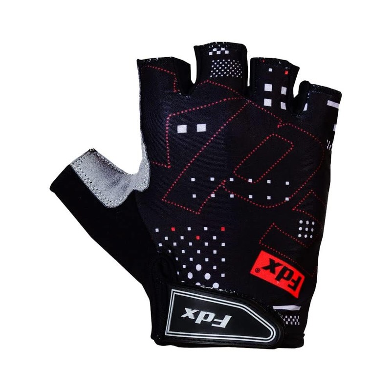 FDX All Day Half Finger Cycling Gloves - Gel Padded,