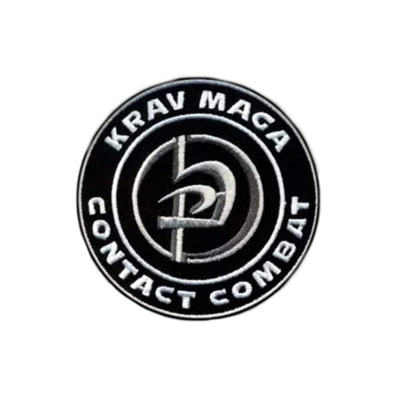 Krav Maga Contact Combat Patch (80mm) Embroidered Badge Patch Sew-on