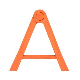 Fewfuss Universal Foldable Dirt Bike Stand - Black Motorcycle Pit Side Stand Orange