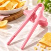 Finger Chopsticks for Gaming & Snacking – Wearable Plastic Snack