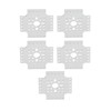 5pcs Hole Pattern Brackets Aluminum Alloy Holes Grid Plates for