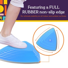 Special Supplies 10 Stepping Stones for Kids Indoor and Outdoor Balance Blocks Promote Coordination, Balance Strength Child Safe Rubber, Non-Slip Edging (Primary)