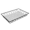 G.E.T. WB-953-BK 18" x 12" Rectangular Wire Pastry Basket, Metal