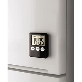 Large Display Digital Timer – 100 Minute Kitchen Cooking Countdown Magnetic Timer Alarm for Fridge or Cooker with Easy Read Screen & 3 Simple Buttons – Measures 7.5 x 5.8 x 1.5cm