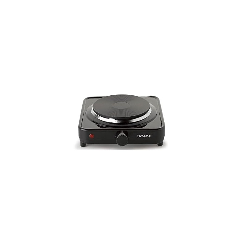 Tayama Single Burner 5.8 in. Black Diecast Hot Plate with