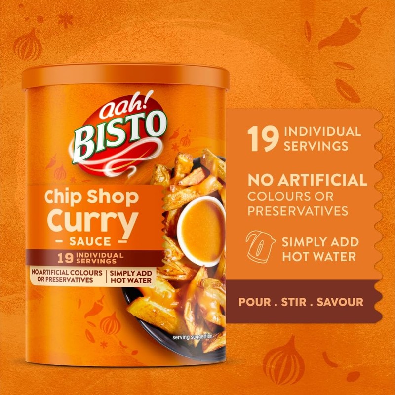 Bisto Quick & Easy Chip Shop Curry Sauce Mix, 170