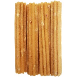 Yellow Yak Churro Chew | USA Made | Lactose - Soy - Grain - Gluten Free | for All Dogs | 4 Churro Chews | Real Cheese & Peanut Butter Flavor