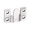 sourcing map Flush Mount Bracket, 53x30mm Zinc Plated Wall Mount