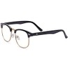 Kelens Myopia Glasses Half Frame Computer Glasses Retro Myopia Nerd
