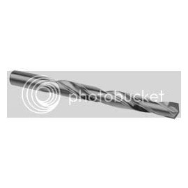 1/2" Aircraft Extension Drill, 6" Overall, Carbide Tipped, 135° Split Point, (.5"), 61032