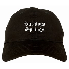 Kings Of NY Saratoga Springs City New York NY Goth 6 Panel Dad Hat Cap Black