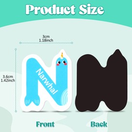 Magnetic Letters, 78 Pieces Fridge Magnets for Kids, Colorful Uppercase & Lowercase Alphabet Fridge Magnets, Spelling Learning Toys for Toddlers & Preschoolers