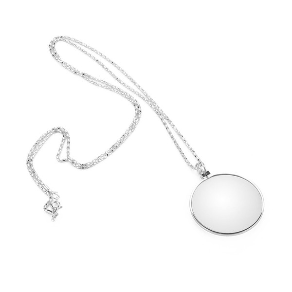 Zinc Alloy Reading Magnifier Necklace for Elder People and Seniors