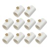 DUZFOREI 10Pcs PVC 20mm Misting Nozzles Coupling with Brass Mist