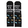 TSOTMO PE Teacher Gift PE Teacher Teaching Socks Novelty Best