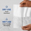WhyWorry Disposable Dry Wipes for Adults, Extra Large 10" x