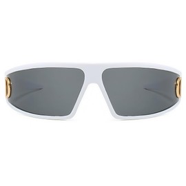 KUKASEN Y2K Sunglasses for Women and Men, Oversized Wrap Around Headband, UV400 Futuristic Visor Shades for Running, Cycling