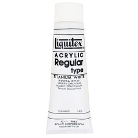 LIKITEX Acrylic Paint, Lichitex Color, Regular Type, Titanium, White, 2.4 fl oz (65 ml), 2.4 fl oz (60 ml)