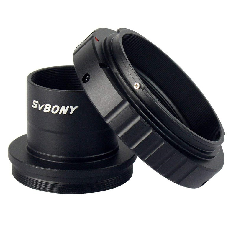SVBONY T2 T Ring Adapter and T Adapter, 1.25 inches