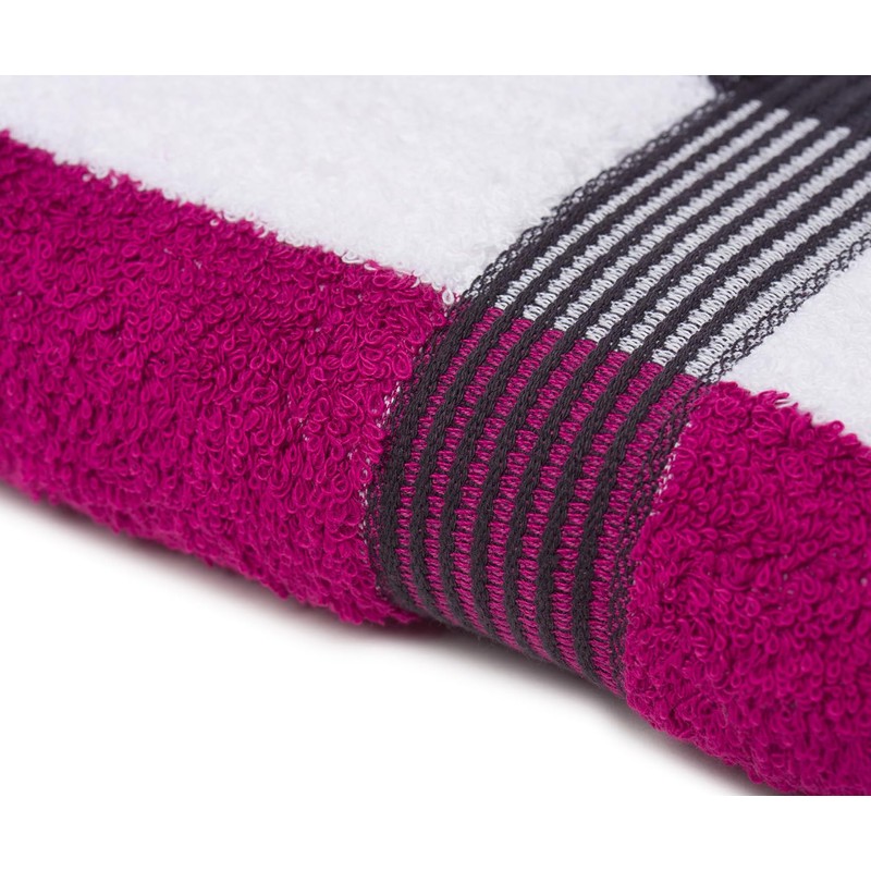 Gözze - New York Striped Bath Towel, Soft and Absorbent,