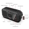Solar Hand Crank Radio NOAA Portable Multifunctional Hand Crank Weather