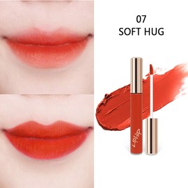 LIPHIP Lip Matte Liquid lipstick, Superstay Lip Tint with a Highly pigmented Color, Long Lasting Lip Stain, 6ml, # SOFT HUG Vivid Red Orange (9colors)