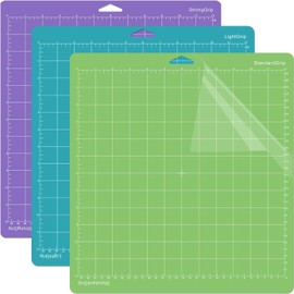 THANMAO - Tapetes de baño con agarre, 12 pulgadas de ancho x 12 pulgadas de largo, juego de 3, verde (verde/azul/morado, 12 x 12 pulgadas)