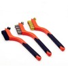 Wire Brush Set Brass, Nylon/Brass/Stainless Steel Bristles, 7 Inches Brush