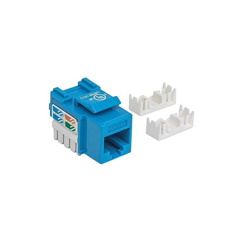 Jack Keystone Cat5e UTP RJ45 Hembra, Conector de Red Ethernet,