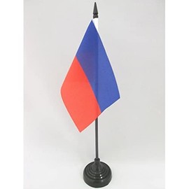 AZ FLAG - Table Flag Haiti Civilian - 15 x 10 cm - Haitian Table Flag 10 x 15 cm - Flags