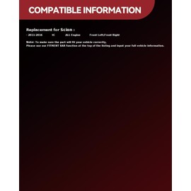 AUTOSITY Front Struts and Shocks with Coil Spring Complete Assembly Replacement for Scion tC 2011-2016 172682/172683