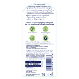 HiPP - Baby Care - Crema Cambio Quotidiana, Crema Protettiva e Lenitiva per il Cambio Pannolino dei Neonati, per Pelli Sensibili, con Olio di Mandorle Bio e Ossido di Zinco, 1 Pezzo da 75 ml