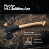 Fiskars Norden N12 Splitting Axe with Recycled Leather Sheath (19