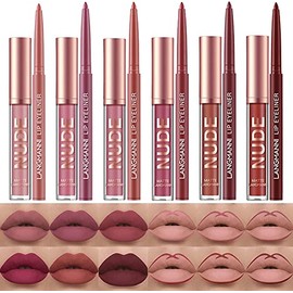 Red Lifter Lip Gloss (A) - Set de Maquillaje Regalo 6 Lpices de Labios Mate y 6 Lipliners Lquidos Impermeables de Larga Duracin                       