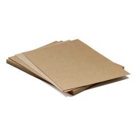 Netuno 100 x Brown Kraft Paper 100 g DIN A4 210 x 297 mm Eco Paper Retro Natural Paper Brown A4 Recycled Paper Brown Vintage Kraft Paper Ecological Brown Paper