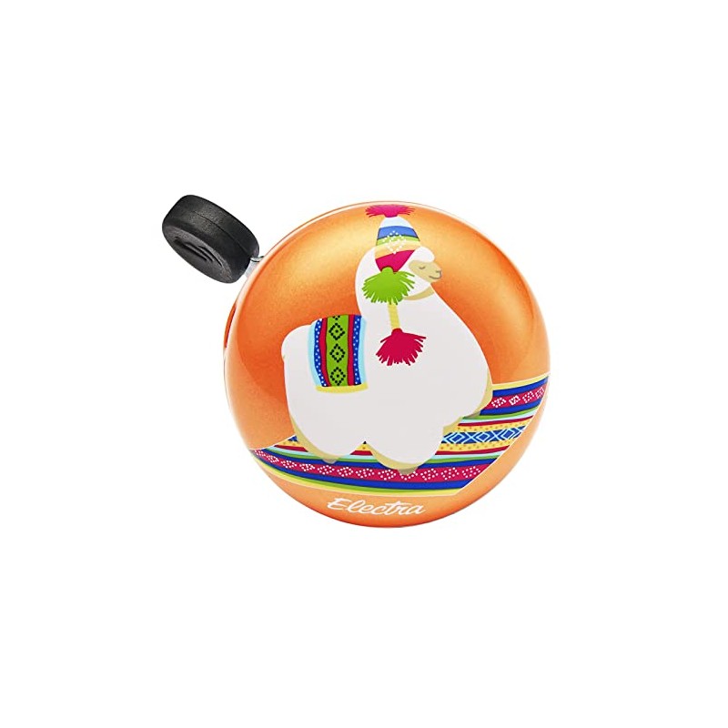 ELECTRA Domed Ringer Bicycle Bell, Alpaca Orange, DomedRinger, One Size