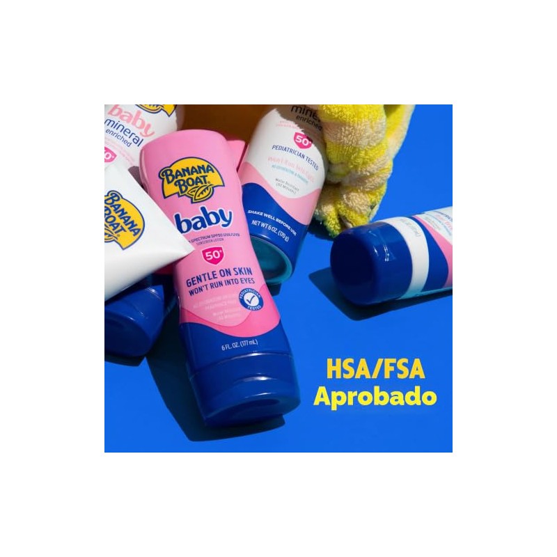 Banana Boat Baby 100% Mineral, Tear-Free, Reef Friendly, Broad Spectrum
