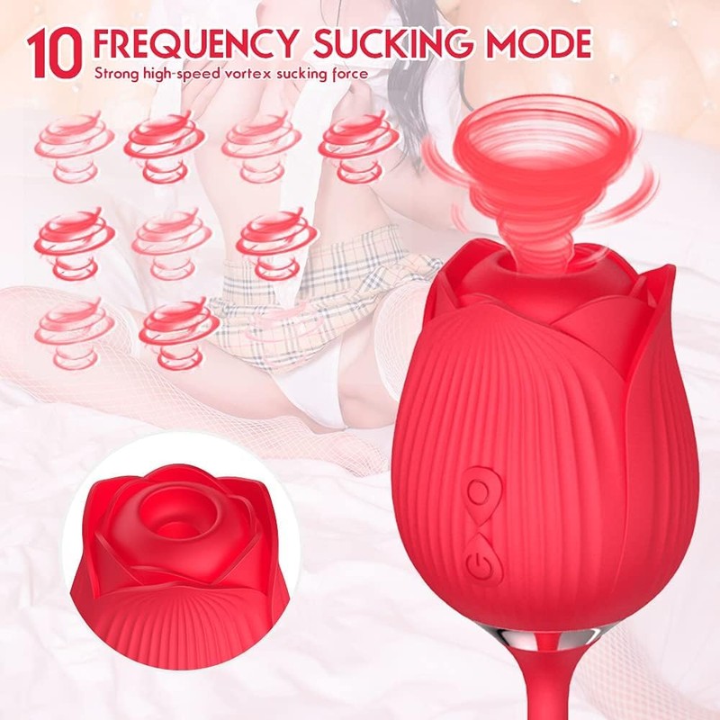 Roses Flower Toy for Women, Whisper-Quiet & Waterproof Design Toys