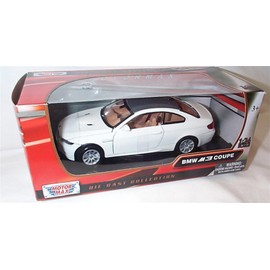 motor max white B.M.W M3 coupe car 1:24 scale diecast model