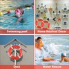 23" Life Ring Boat Safety Throw Ring with Water Floating